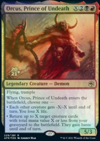 Orcus, Prince of Undeath - Prerelease Promos
