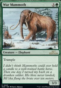 War Mammoth 1 - Magic 30th Anniversary Edition