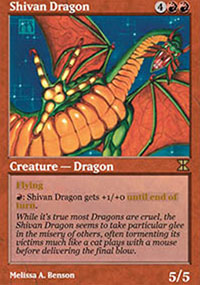 Shivan Dragon - Masters Edition IV
