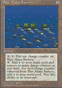 Blue Mana Battery - 4th Edition