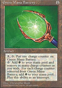 Green Mana Battery - 4th Edition