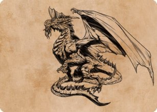 Ancient Silver Dragon - Art 3 - Commander Legends: Battle for Baldur's Gate - Art Series