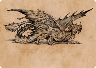Ancient Brass Dragon - Art 3 - Commander Legends: Battle for Baldur's Gate - Art Series