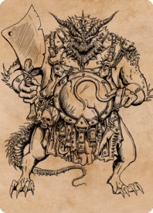 Thrakkus the Butcher - Art 1 - Commander Legends: Battle for Baldur's Gate - Art Series