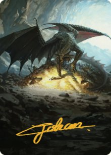 Ancient Copper Dragon - Art 2 - Commander Legends: Battle for Baldur's Gate - Art Series