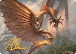 Ancient Gold Dragon - Art 4 - Commander Legends: Battle for Baldur's Gate - Art Series
