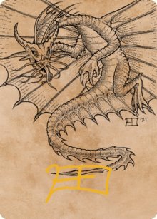 Ancient Gold Dragon - Art 6 - Commander Legends: Battle for Baldur's Gate - Art Series