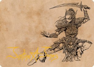 Lae'zel, Vlaakith's Champion - Art 2 - Commander Legends: Battle for Baldur's Gate - Art Series