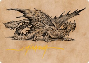 Ancient Brass Dragon - Art 4 - Commander Legends: Battle for Baldur's Gate - Art Series