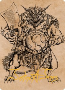 Thrakkus the Butcher - Art 2 - Commander Legends: Battle for Baldur's Gate - Art Series