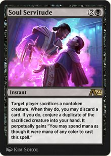Soul Servitude - Alchemy: Exclusive Cards