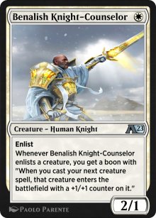 Benalish Knight-Counselor - Alchemy: Exclusive Cards