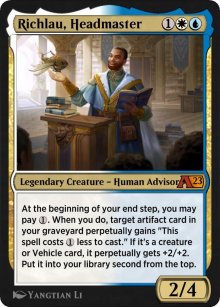 Richlau, Headmaster - Alchemy: Exclusive Cards