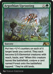 Argothian Uprooting - Alchemy: Exclusive Cards