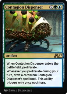 Contagion Dispenser - Alchemy: Exclusive Cards