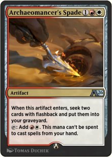 Archaeomancer's Spade - Alchemy: Exclusive Cards