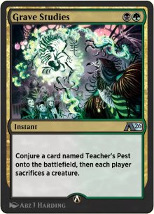 Grave Studies - Alchemy: Exclusive Cards