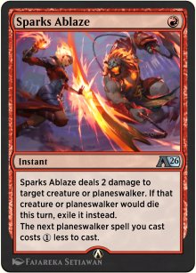 Sparks Ablaze - Alchemy: Exclusive Cards