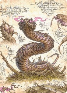 Rottenmouth Viper - Art 1 - Bloomburrow - Art Series