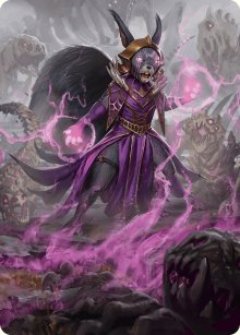 Liliana of the Dark Realms - Art 1 - Bloomburrow - Art Series