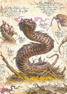 Rottenmouth Viper - Art 2 - Bloomburrow - Art Series