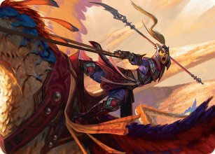 Dragonback Lancer - Art 1 - Tarkir: Dragonstorm - Art Series