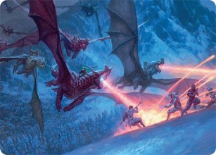 Dragonback Assault - Art 1 - Tarkir: Dragonstorm - Art Series