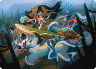 Eshki Dragonclaw - Art 1 - Tarkir: Dragonstorm - Art Series
