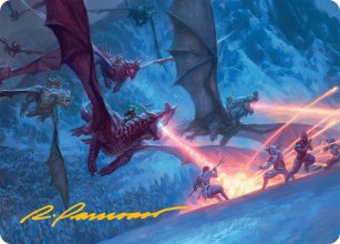 Dragonback Assault - Art 2 - Tarkir: Dragonstorm - Art Series