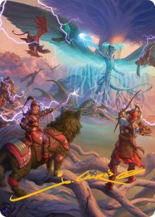 All-Out Assault - Art 4 - Tarkir: Dragonstorm - Art Series