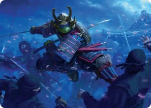 Leonardo, Sewer Samurai - Art 1 - Teenage Mutant Ninja Turtle - Art Series