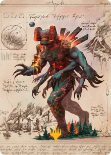 Magmablood Archaic - Art 2 - Secrets of Strixhaven - Art Series