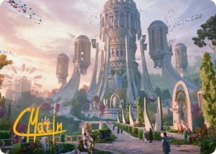 Command Tower - Art 2 - Secrets of Strixhaven - Art Series