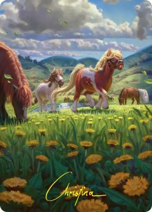Troop of Ponies - Art 2 - The Hobbit - Art Series