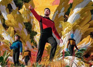 Will Riker, First in the Field - Art 1 - Star Trek - Art Series