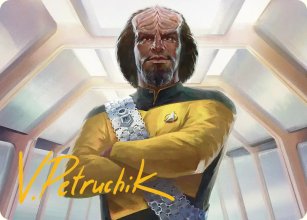 Worf, Honor-Bound Warrior - Art 2 - Star Trek - Art Series