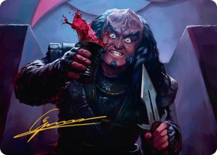 Gowron, Eager for Battle - Art 2 - Star Trek - Art Series