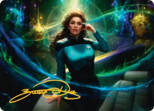 Cmdr. Troi, Outgoing Empath - Art 2 - Star Trek - Art Series