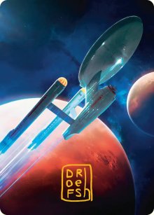 Starship Enterprise - Art 2 - Star Trek - Art Series