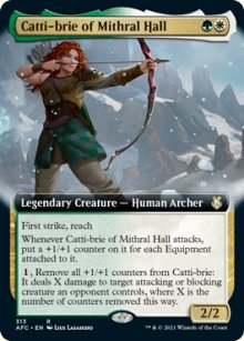 Catti-brie of Mithral Hall - D&D Forgotten Realms Commander Decks