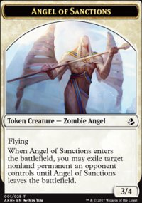 Angel of Sanctions Token - Amonkhet