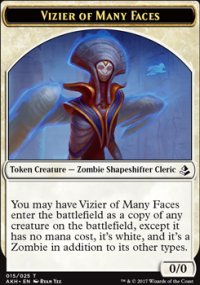 Vizier of Many Faces Token - Amonkhet
