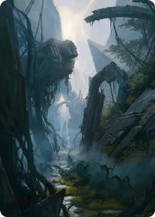 Swamp - Art 3 - Zendikar Rising - Art Series