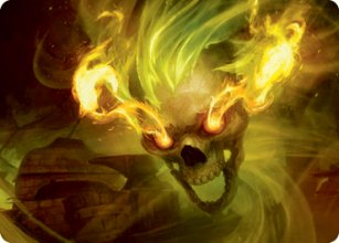 Flameskull - Art 1 - D&D Forgotten Realms - Art Series
