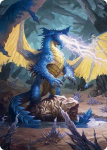 Blue Dragon - Art 1 - D&D Forgotten Realms - Art Series