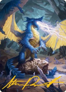 Blue Dragon - Art 2 - D&D Forgotten Realms - Art Series