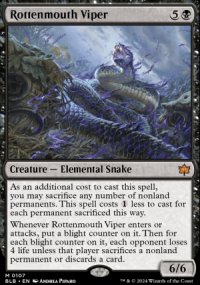 Rottenmouth Viper - Bloomburrow