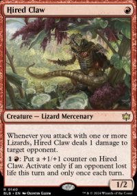 Hired Claw 1 - Bloomburrow