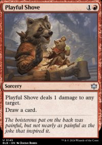 Playful Shove - Bloomburrow
