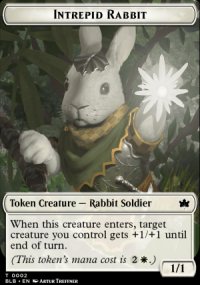 Intrepid Rabbit Token - Bloomburrow